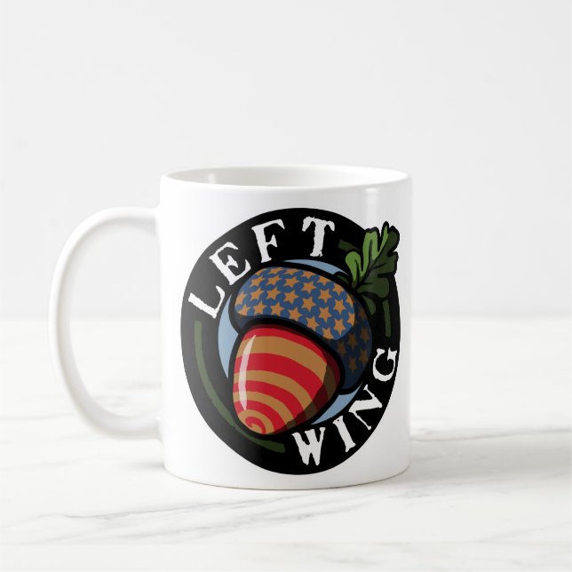 Left Wing Nut Coffee Mug (Left)