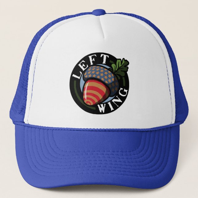 Left Wing Nut Trucker Hat (Front)
