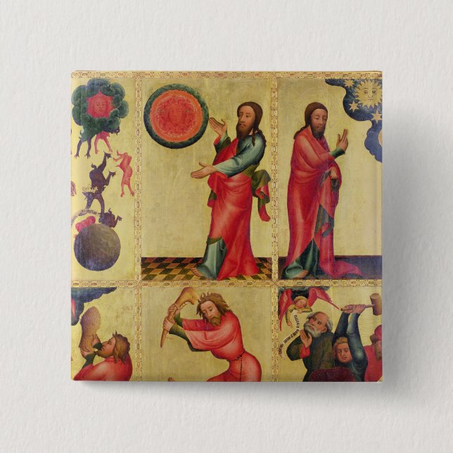 Left wing of the High Altar of St. Peter's Button (Front)