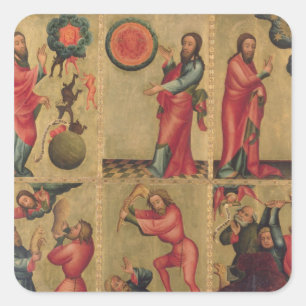 Left wing of the High Altar of St. Peter's Square Sticker