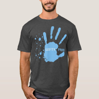 Lefthanded Lefty Pride Handprint  T-Shirt