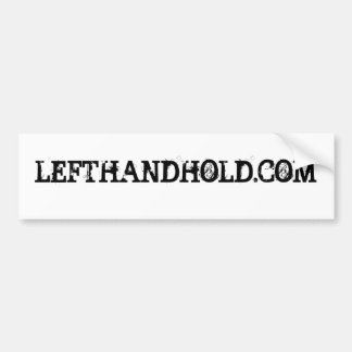 LEFTHANDHOLD.COM BUMPER STICKER
