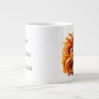 Lefties Only - your coffee, your problems! Giant Coffee Mug