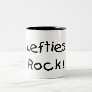 Lefties Rock Two-Tone Coffee Mug