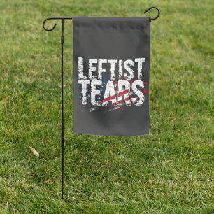 Leftist Tears Liberal Democrats Kamal Harris  Garden Flag