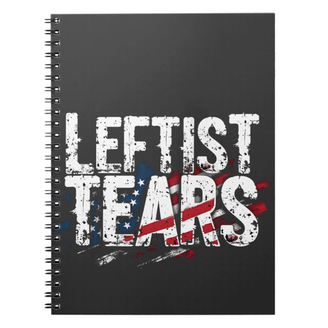 Leftist Tears Liberal Democrats Kamal Harris  Notebook (Front)