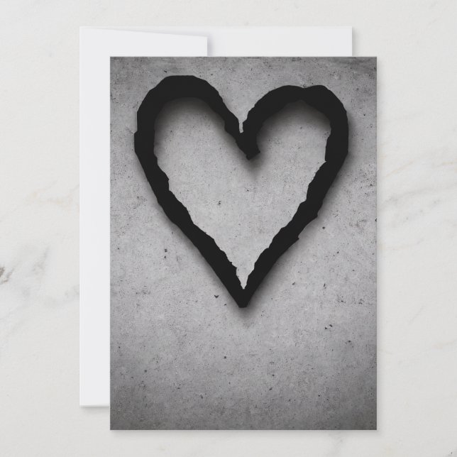 Leftover heart, No 01 Thank You Card (Front)