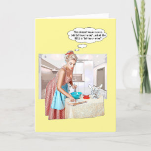 Leftover wine? holiday card