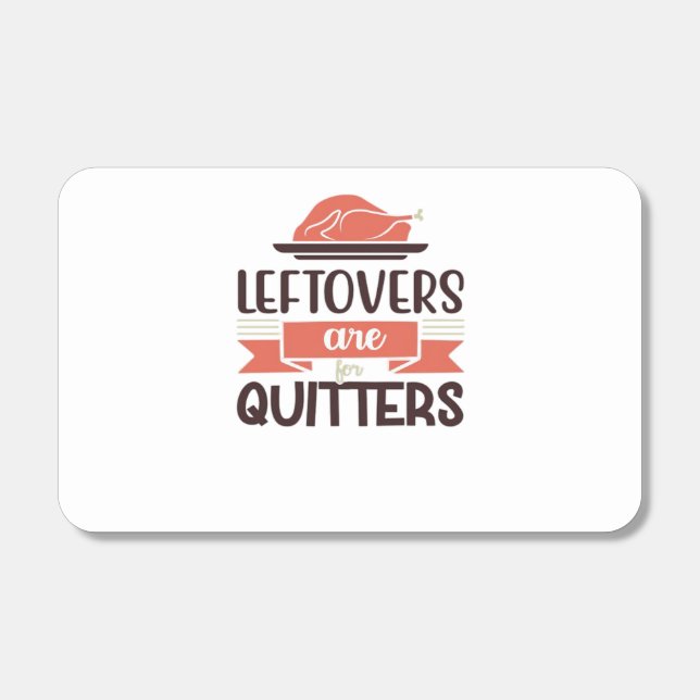 Leftovers Are For Quitters Funny Thanksgiving Quot Matchboxes (Front)