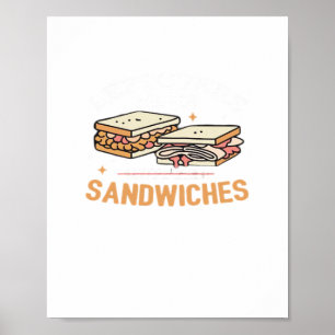 Leftovers Are For Quitters Sandwichers Essential Poster