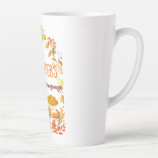 Leftovers Are My Love Language  Funny thanksgiving Latte Mug