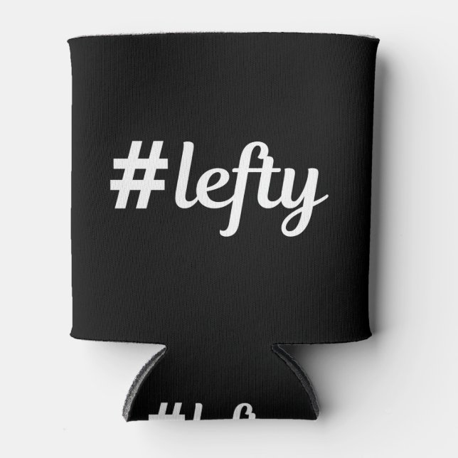 # Lefty Left Hander's Can Cooler (Front)