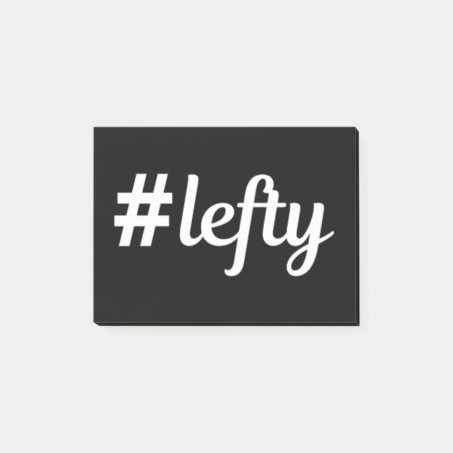 # Lefty Left Hander's Post-it Notes (Front)