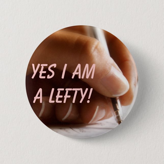 Lefty Pinback Button (Front)