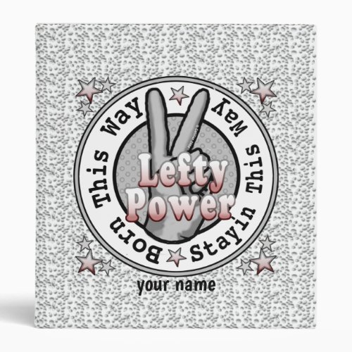 Lefty Power Left Handed Binder