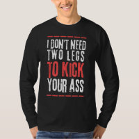 Leg Amputee Outfit Humor Amputation Support Joke