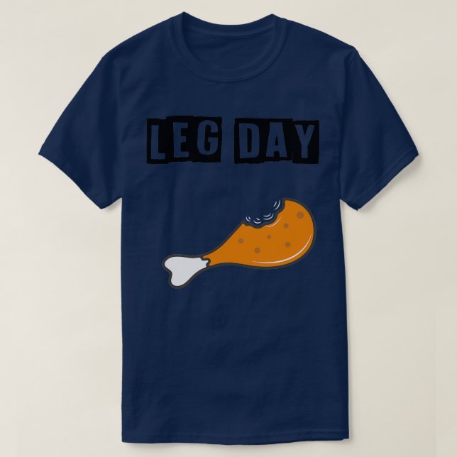 Leg Day bodybuilding trainers 2 T-Shirt (Design Front)