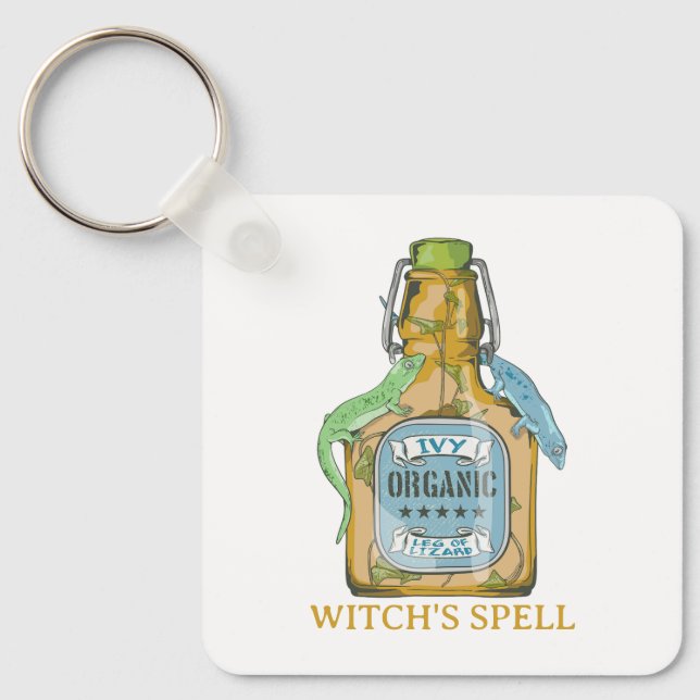 Leg Of Lizard Macbeth Witches Spell Keychain (Front)