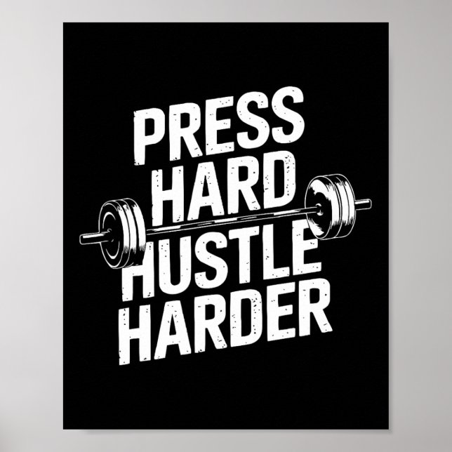 Leg Press Exercise Bodybuilding Fitness Workout Gy Poster (Front)