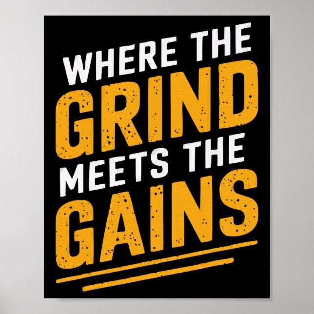 Leg Press Exercise Bodybuilding Fitness Workout Gy Poster (Front)