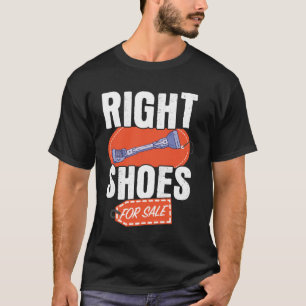 Leg Prosthetic Amputation Vintage Right Shoes For T-Shirt