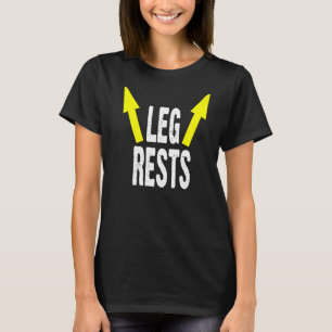 Leg Rests Swinger Joke Eating Out Party Humor T-Shirt