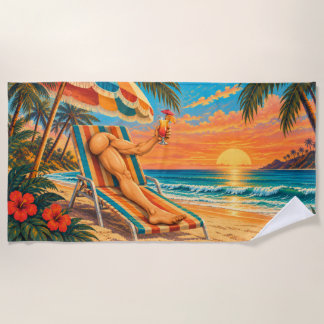 Leg-Shoulders Beach Towel