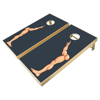 Leg-Shoulders Corn Hole Set