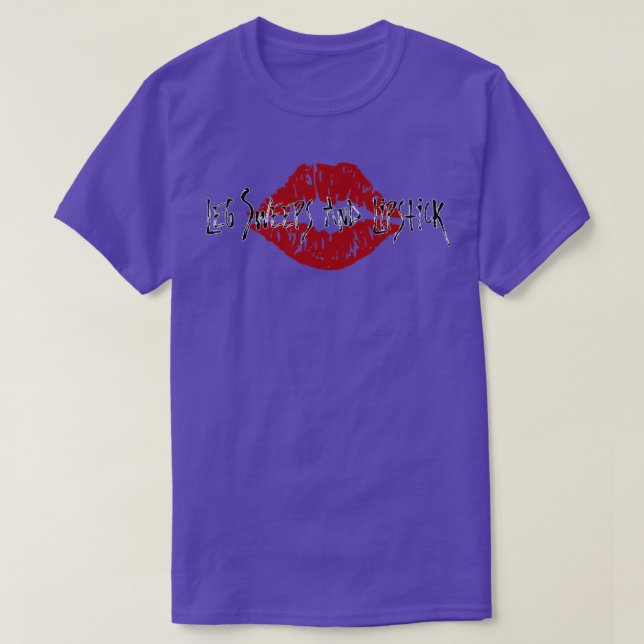 Leg Sweeps in Lipstick T-Shirt (Design Front)