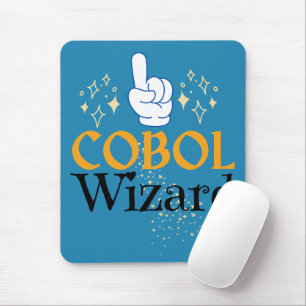 Legacy Cobol Programming Language Wizard Mouse Pad