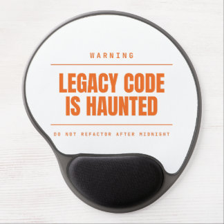 Legacy Code Is Haunted Funny Programmer Developer Gel Mouse Pad
