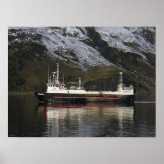 Legacy, Fishing Trawler in Dutch Harbor, Alaska Poster