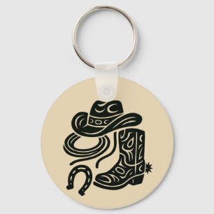 Legacy in Leather Keychain