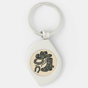 Legacy in Leather Keychain