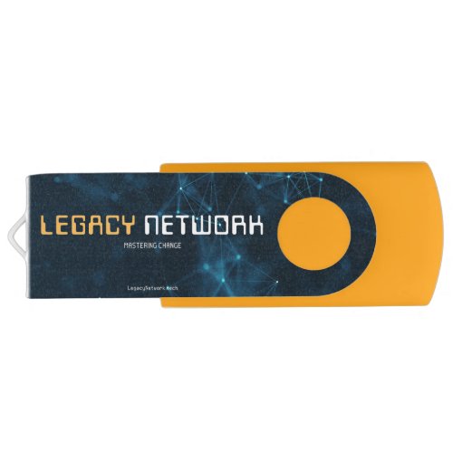 Legacy Network Swivel USB Flash Drive