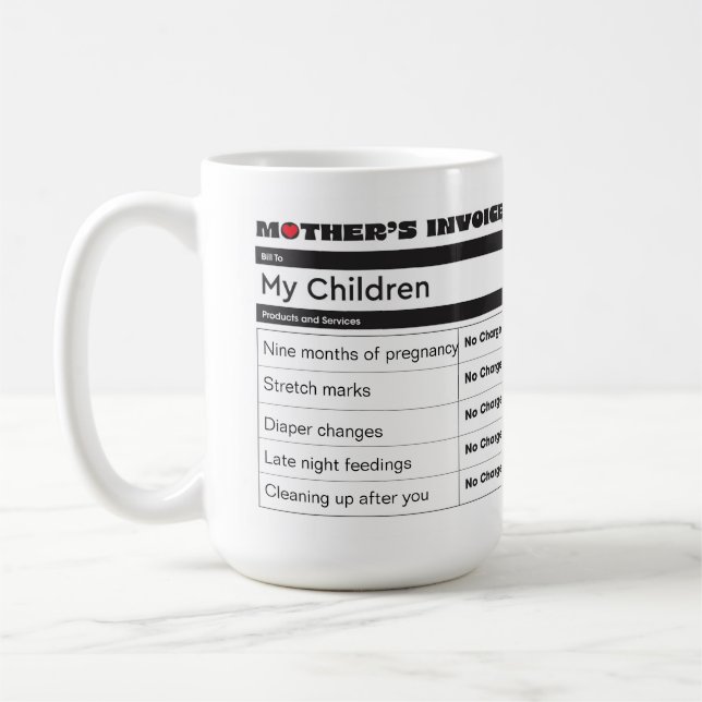 Legacy of Love - Personalize Your Photos Coffee Mug (Left)