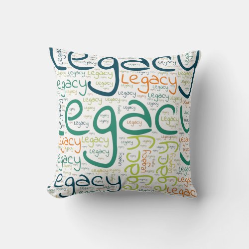 Legacy Throw Pillow