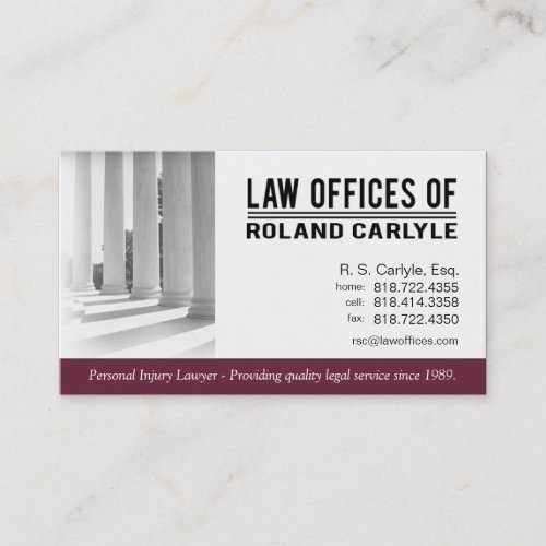Legal2 Law Offices of Attorney Business Card