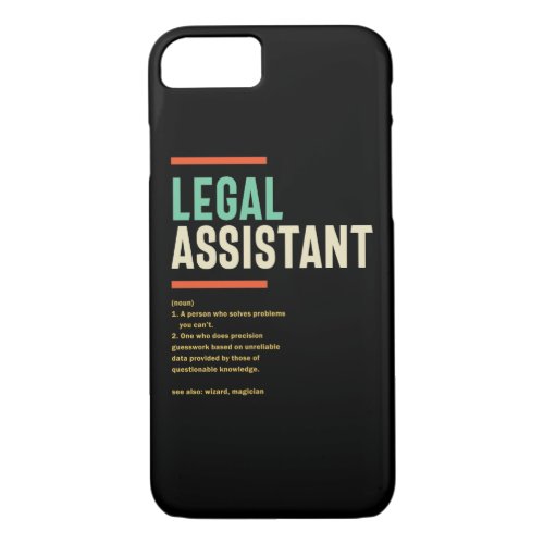 Legal Assistant Definition iPhone 87 Case