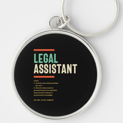 Legal Assistant Definition Keychain