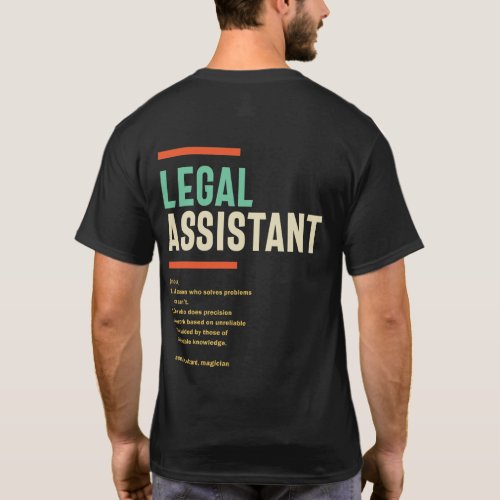Legal Assistant Definition T_Shirt