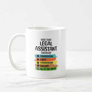 Legal Assistant Paralegal Secretary Law Office Coffee Mug