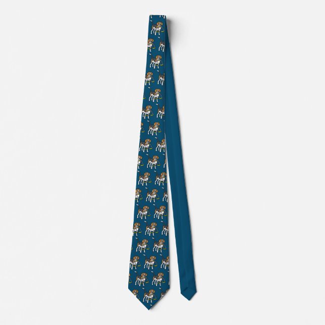 Legal Beagle Neck Tie (Front)