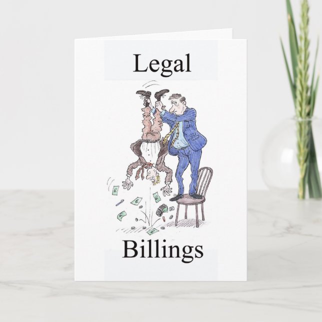Legal Billings greetings card (Front)