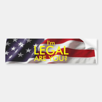 Legal Bumper Sticker