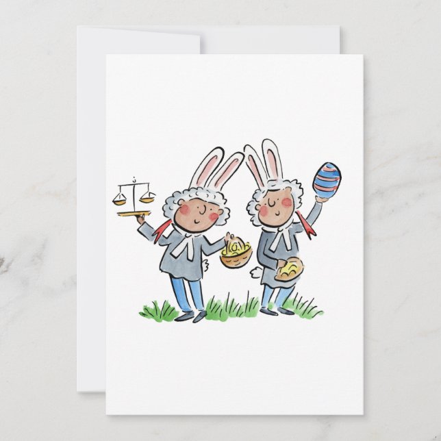 Legal Bunnies Invitation (Front)