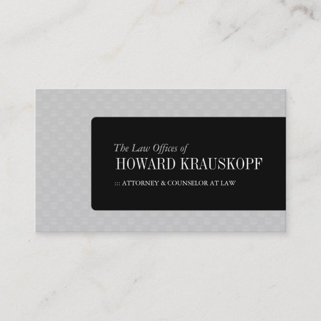 Legal Business Cards (Front)