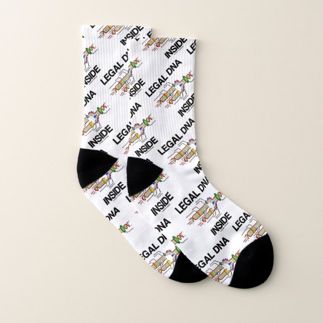 Legal DNA Inside DNA Replication Socks (Pair)