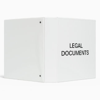 Legal Documents Organizer Binder