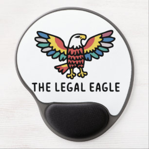 Legal eagle lawyer gel mouse pad